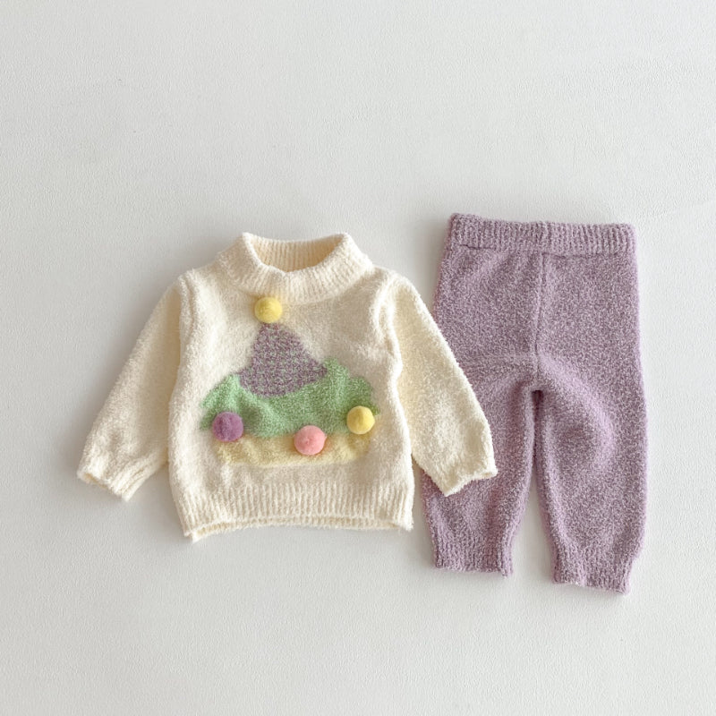 【BABY】クリスマスツリーふわもこセットアップSK101420