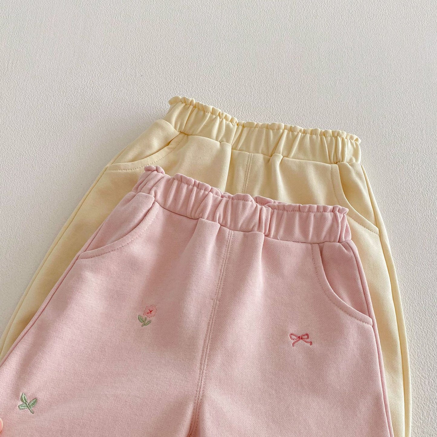 【BABY&KID】韓国風刺繍リラックスパンツSK103518