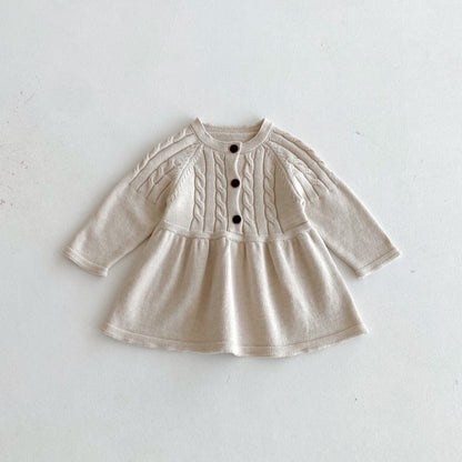 【BABY&KID】シンプルニットワンピースSK092713