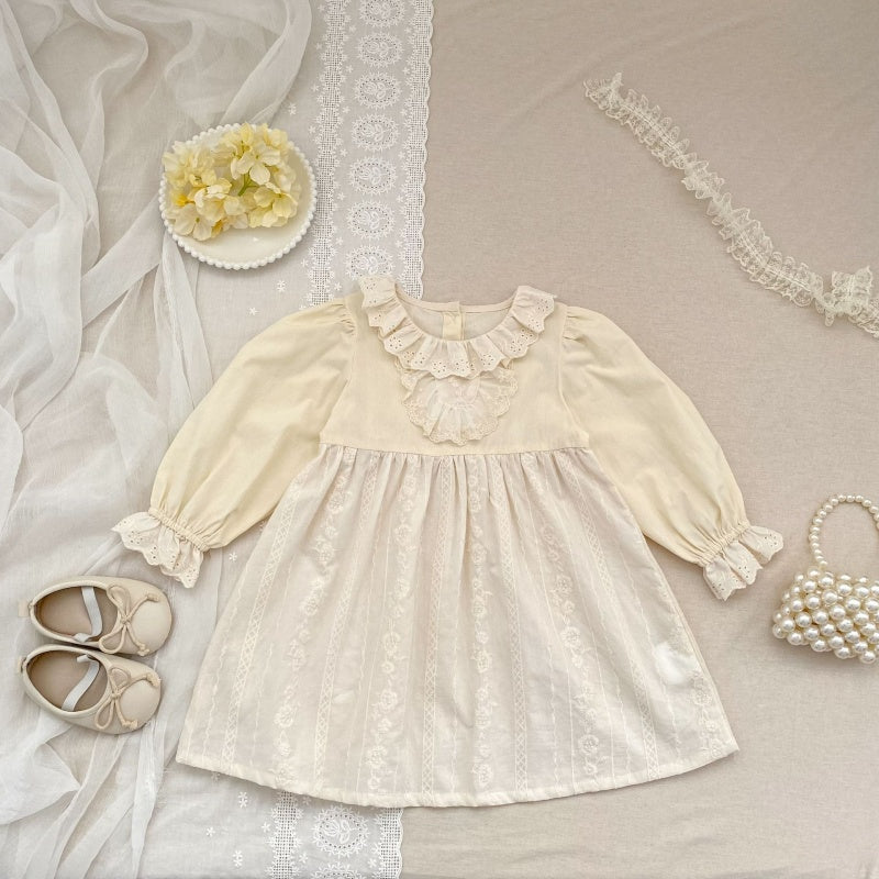 【BABY&KID】レース刺繍ロンパース、ワンピースSK107914