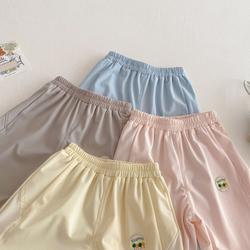 【BABY&KID】夏新作 きパッチワークカジュアルパンツSK070608