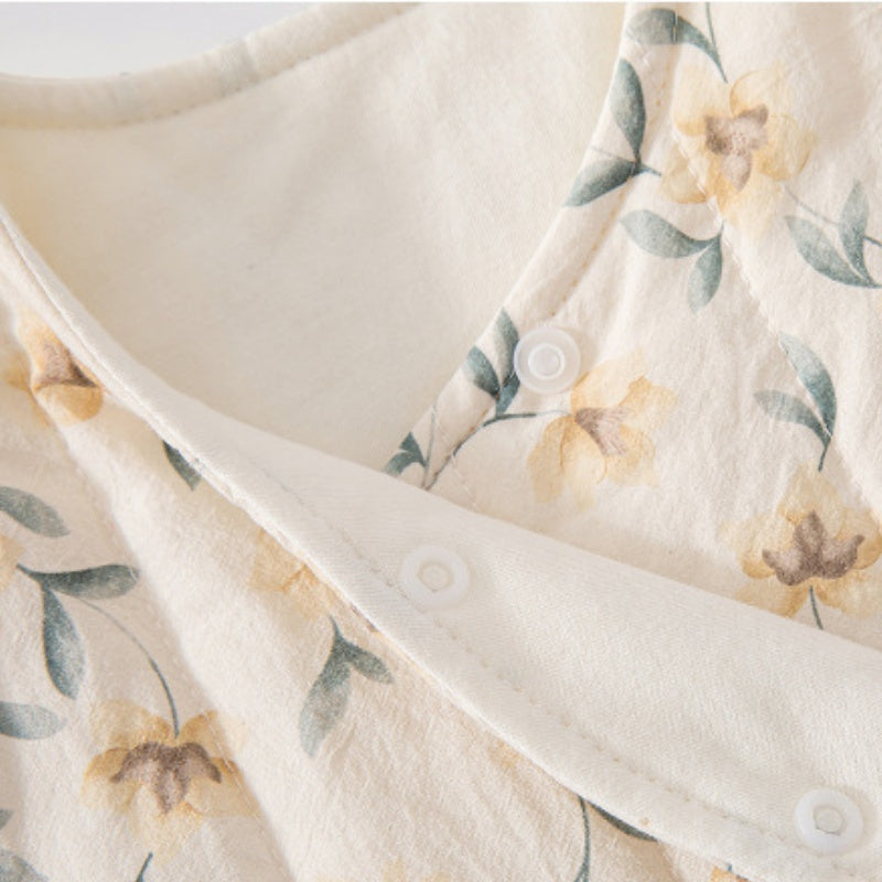 【BABY】Winter New Arrival Botanical Print Quilted Coverall SK108221