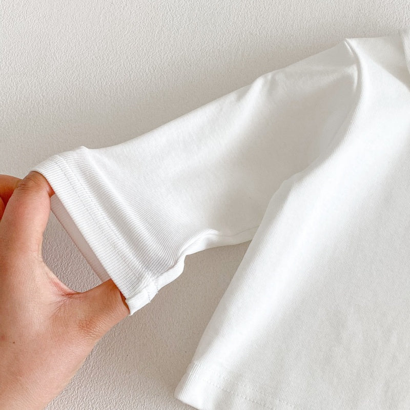 【BABY&KID】チェックサロペット、刺繍襟ロンTSK104111