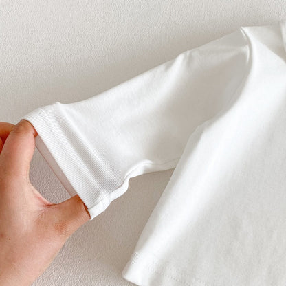 【BABY&KID】チェックサロペット、刺繍襟ロンTSK104111