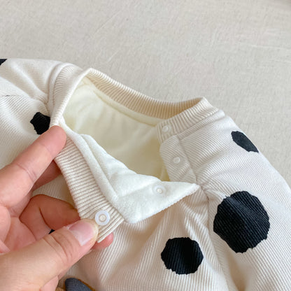 【BABY】ベアキルティングドットカバーオールSK102921