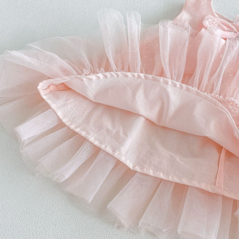 【BABY&KID】夏新作チュール蝶結びワンピースSK105912