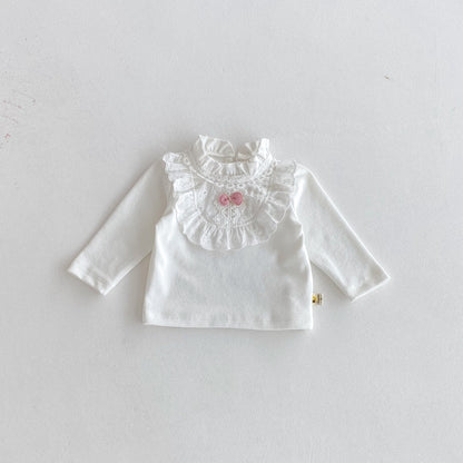 【BABY】レースフリル付きTシャツSK092422