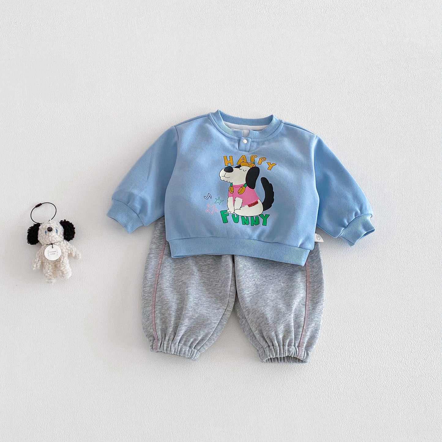 【BABY&KID】レタープリントスウェットセットアップSK103507