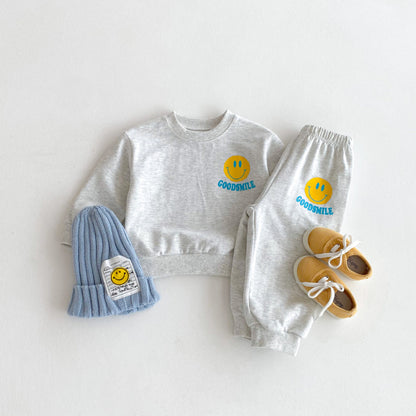 【BABY&KID】スマイルロゴプリントセットアップSK092913
