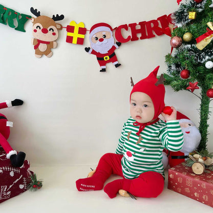 【BABY】ボーダートナカイカバーオールSK102807