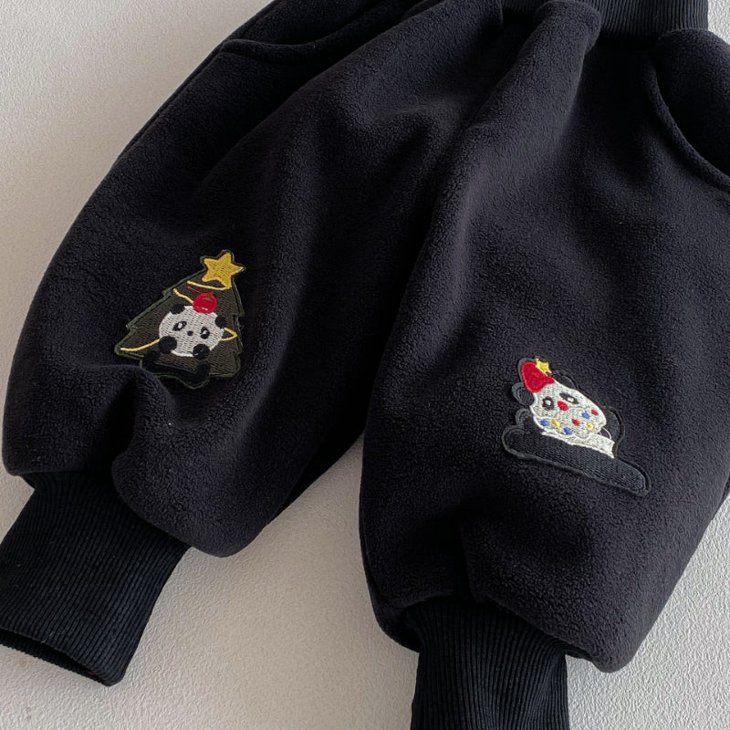 【BABY&KID】冬新作クリスマスツリーあったかパンツSK103019