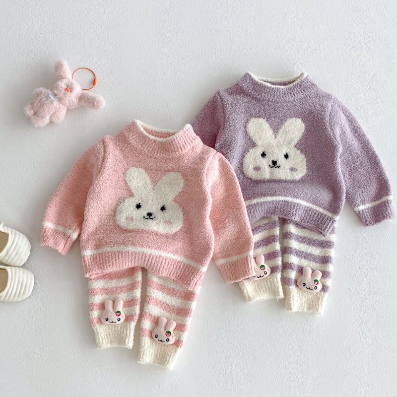 【BABY】うさぎふわもこセットアップSK101421