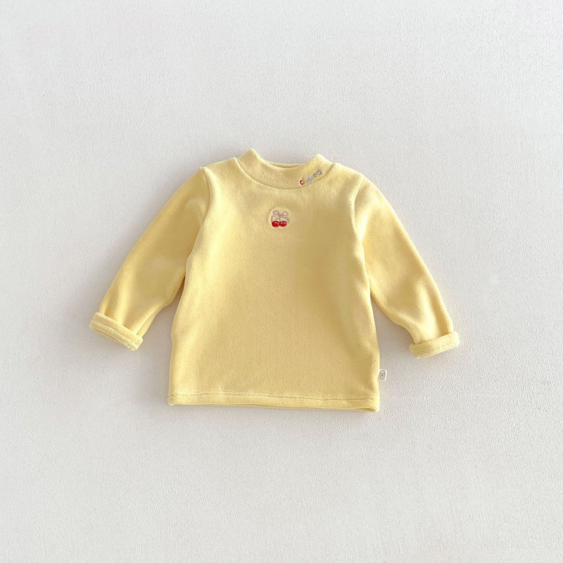 【BABY&KID】刺繍さくらんぼトップスSK108104