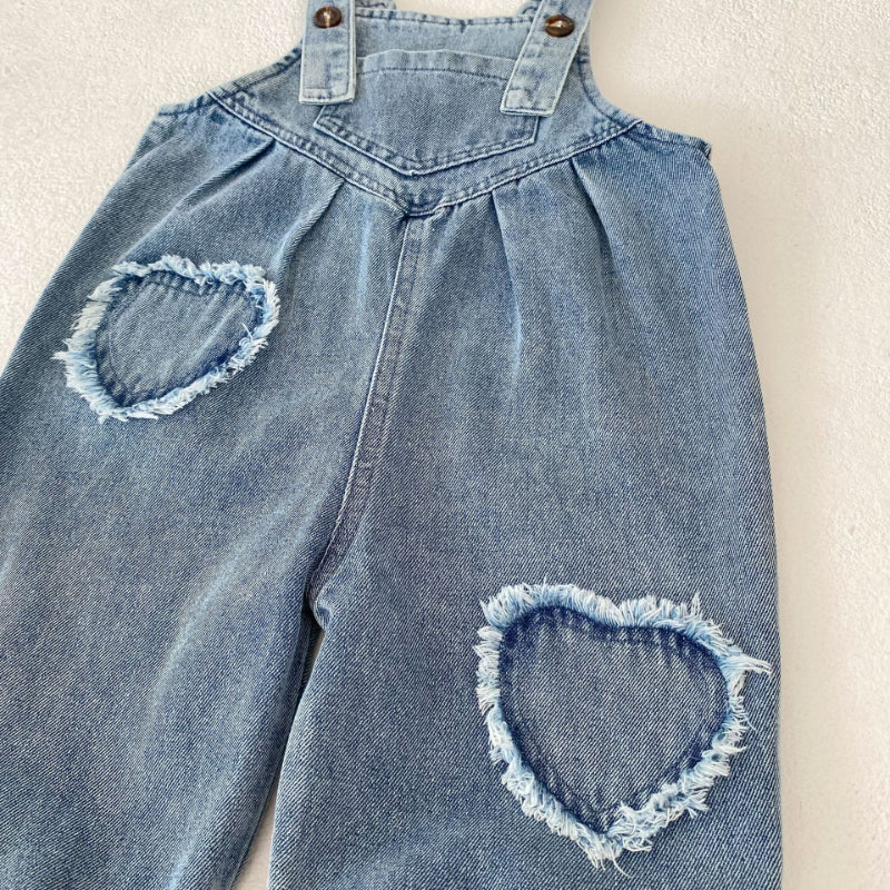 【BABY&KID】ハートデニムサロペットSK100629