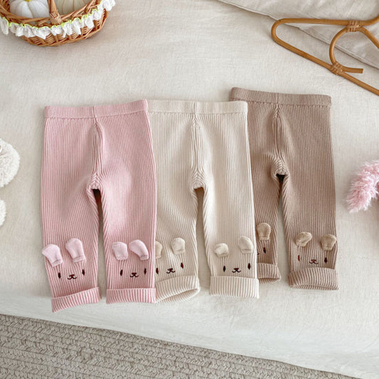 【BABY&KID】冬新作キャラクター刺繍レギンスSK102536