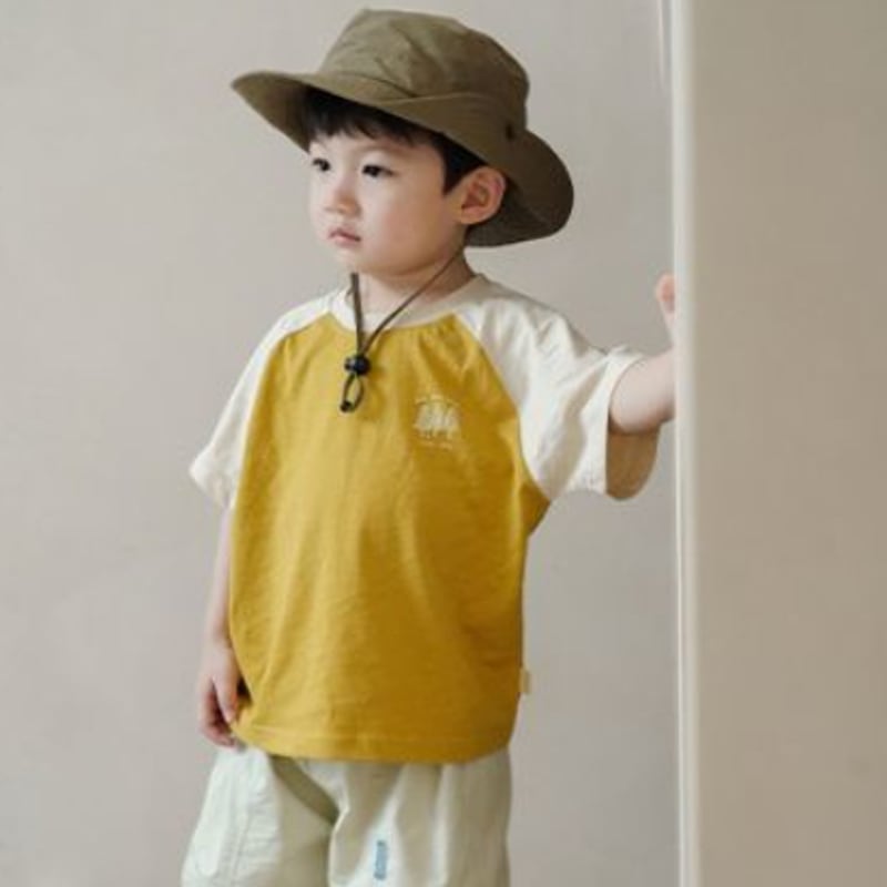【BABY&KID】夏新作 ラグランスリーブ半袖TシャツSK090802