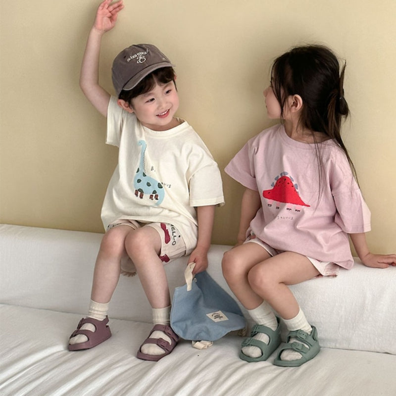 【BABY＆KID】夏新作 恐竜柄TシャツSK063027