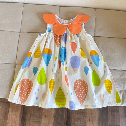【BABY&KID】夏新作 カラフルセットアップ、ワンピースSK063109