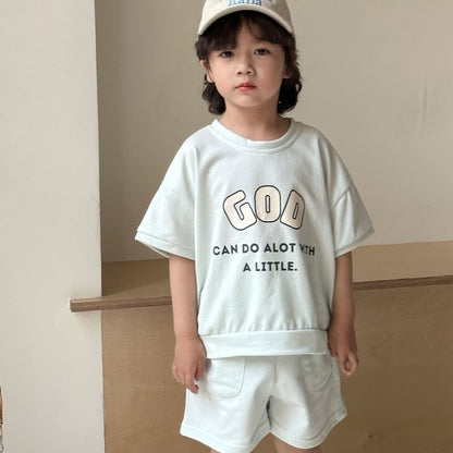 【BABY&KID】夏新作 カジュアルGODセットアップSK0631014