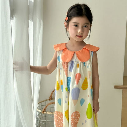 【BABY&KID】夏新作 カラフルセットアップ、ワンピースSK063109
