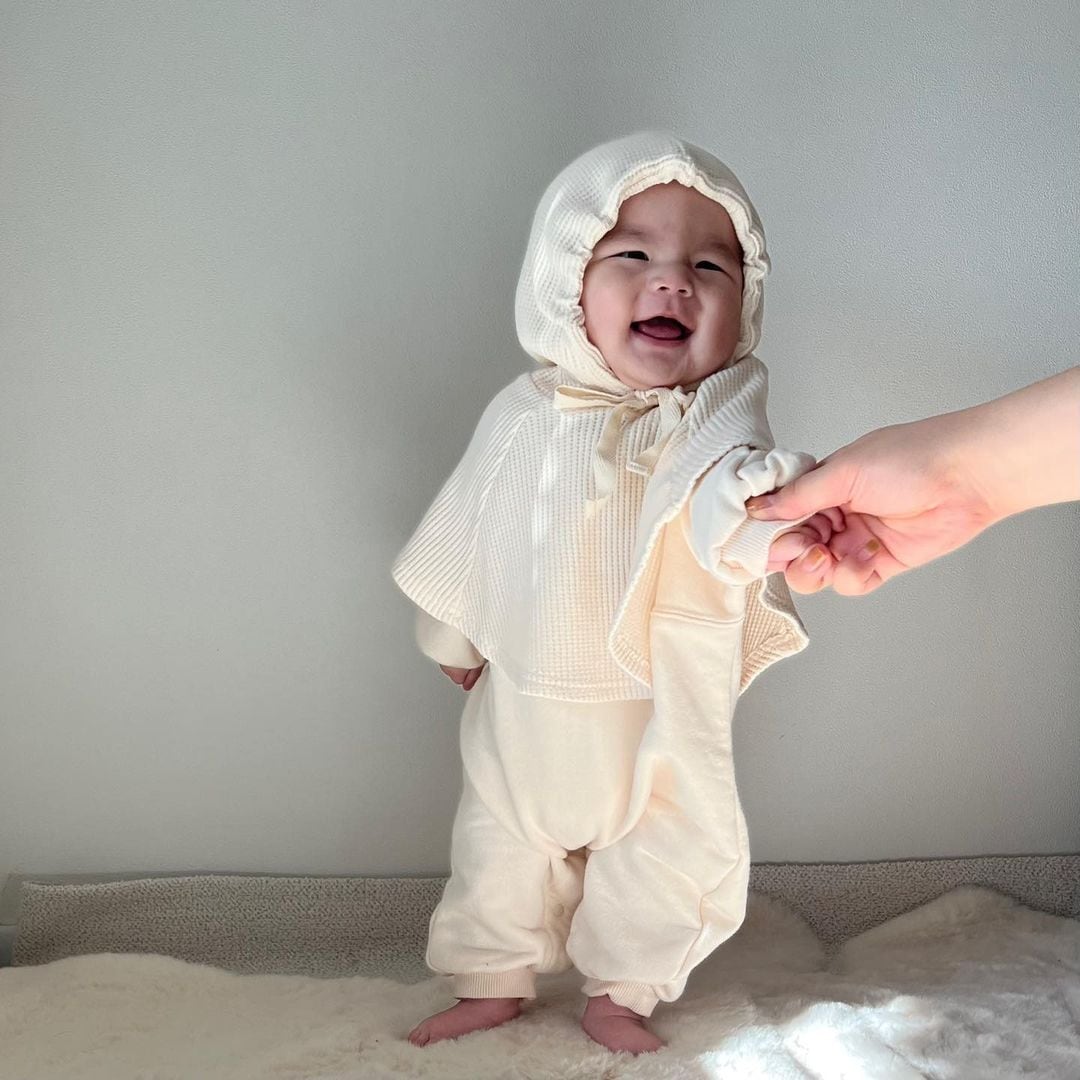 【BABY&KID】ワッフルケープSK100634