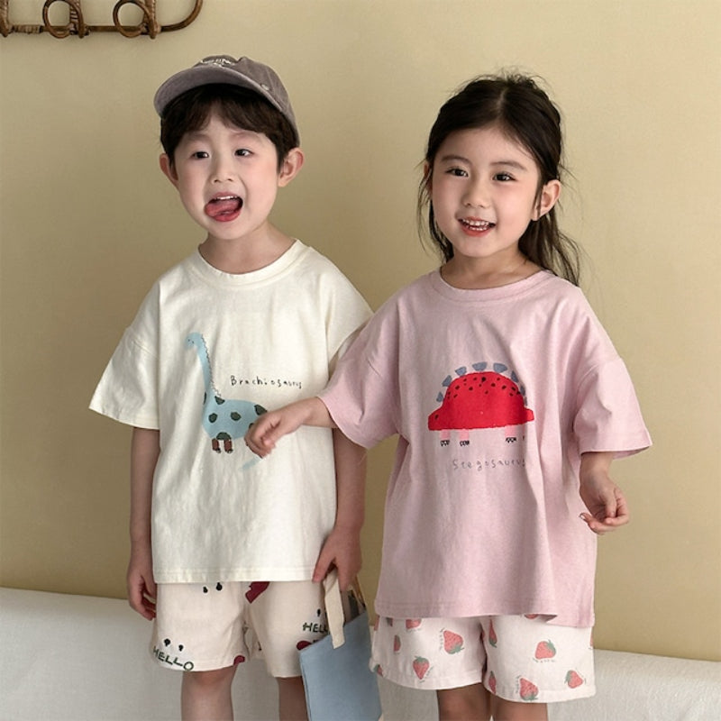 【BABY＆KID】夏新作 恐竜柄TシャツSK063027