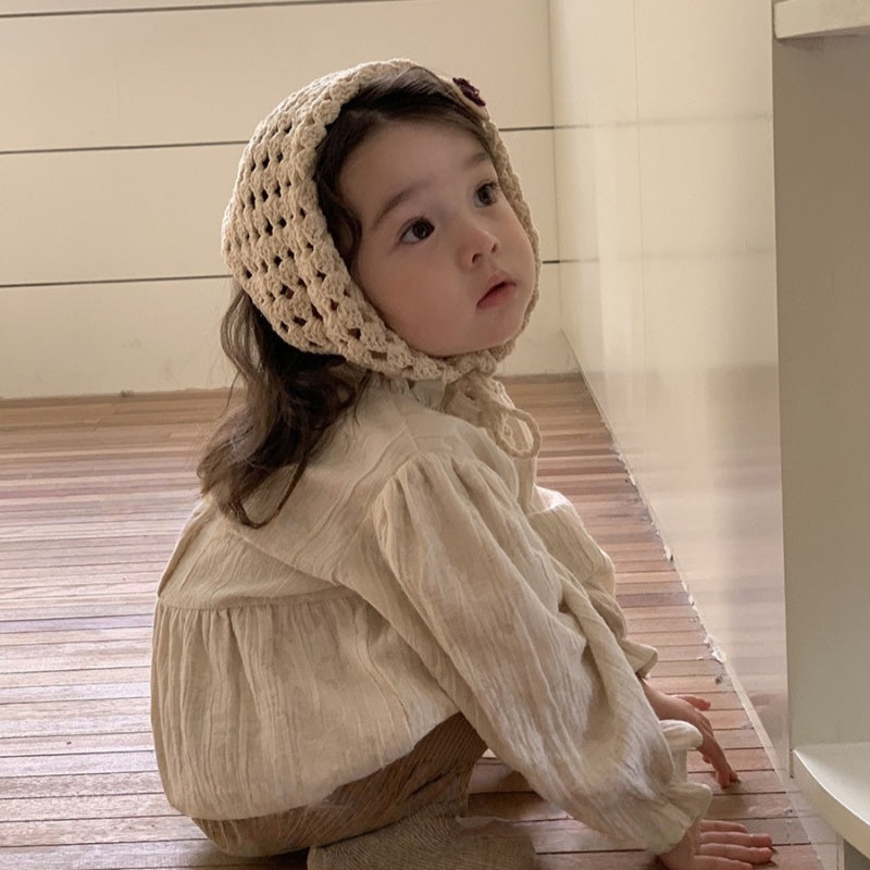 【BABY-予約限定】韓国風ガーゼロンパースSK101215