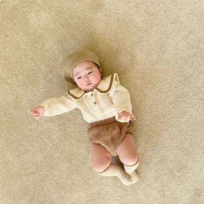 【BABY】韓国風セーラーセットアップSK062103