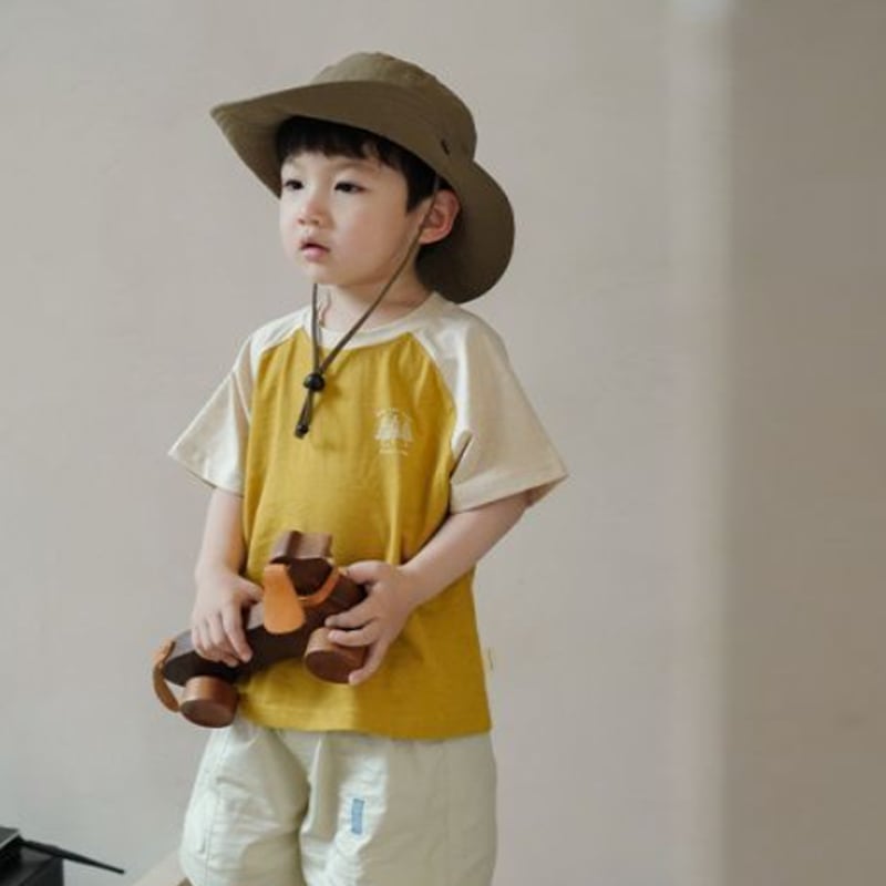 【BABY&KID】夏新作 ラグランスリーブ半袖TシャツSK090802