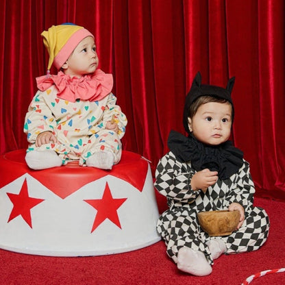 【BABY】トランプキングロンパース、帽子SK100914