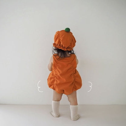 【BABY】ハロウィンかぼちゃロンパース、レギンスSK100917