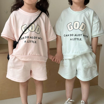 【BABY&KID】夏新作 カジュアルGODセットアップSK0631014