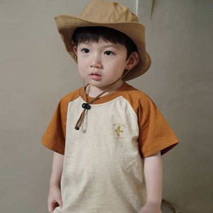 【BABY&KID】夏新作 ラグランスリーブ半袖TシャツSK090802