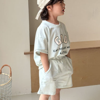 【BABY&KID】夏新作 カジュアルGODセットアップSK0631014