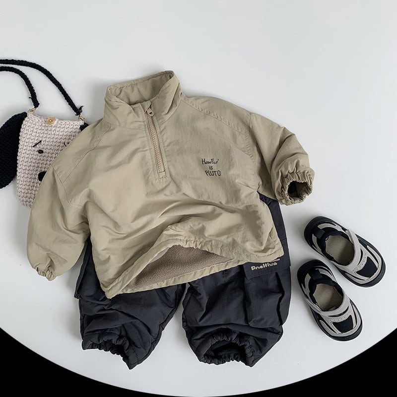 【BABY&KID】冬新作フリースジップアップトレーナー　全2色SK11371