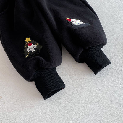 【BABY&KID】冬新作クリスマスツリーあったかパンツSK103019