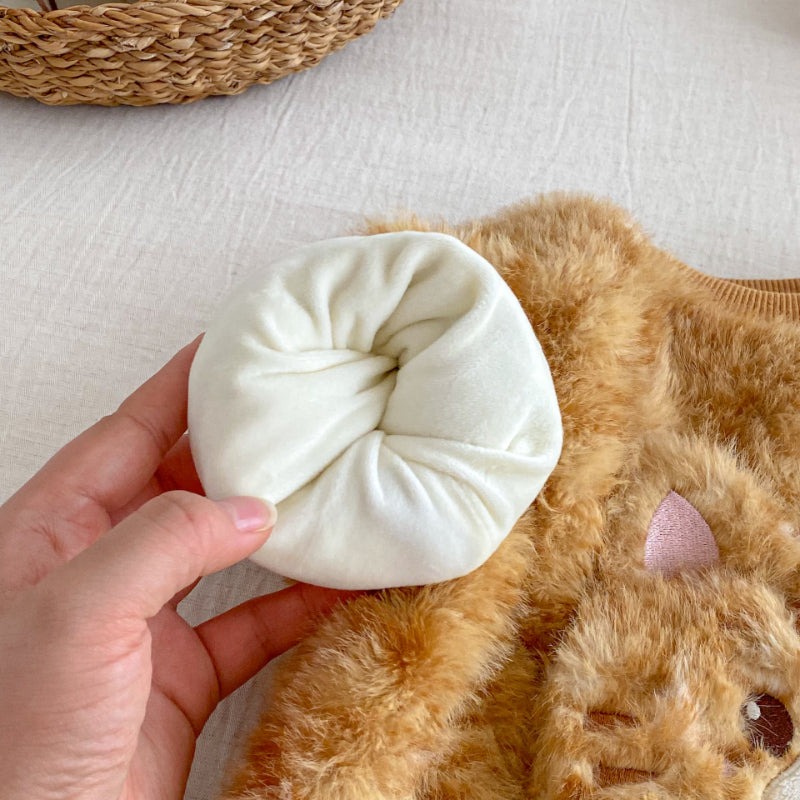 【BABY】韓国風キャット柄もこもこカバーオールSK102928