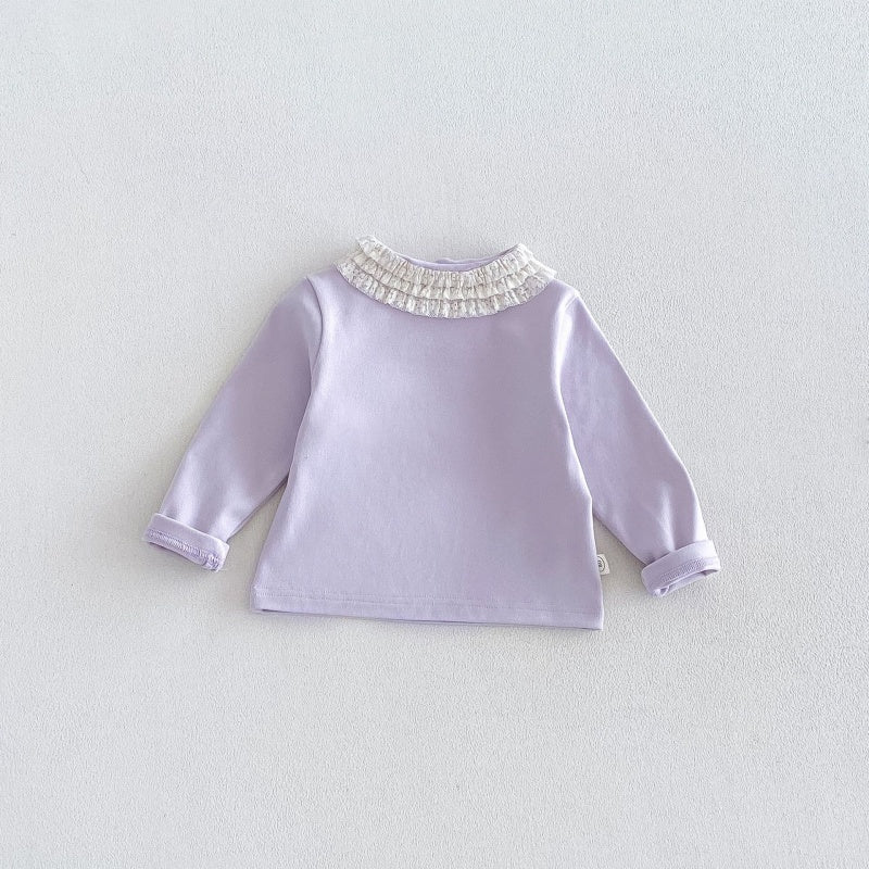 【BABY&KID】フリル襟厚手トップスSK108116