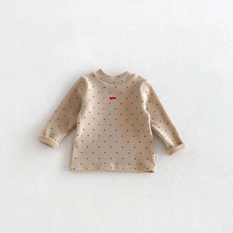 【BABY&KID】刺繍さくらんぼトップスSK108104