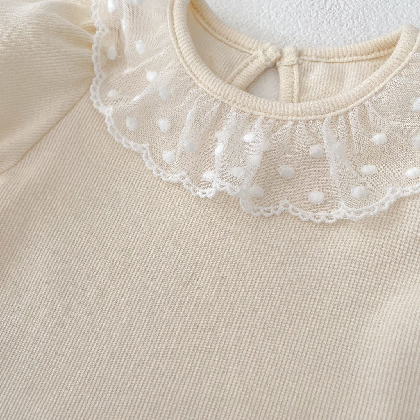 【BABY】夏新作 レースクリームロンパース、ＴシャツSK061805