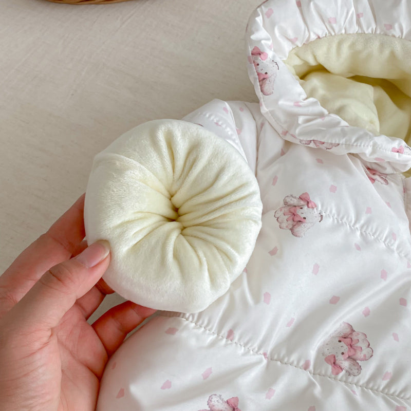 【BABY】カートゥンフードキルティングカバーオールSK102925