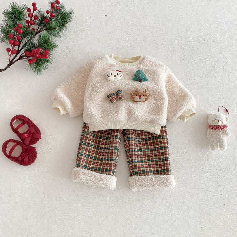 【BABY&KID】冬新作キャラ厚手トレーナーSK103033