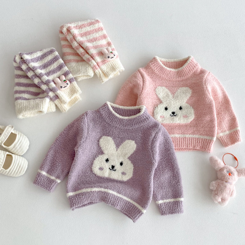 【BABY】うさぎふわもこセットアップSK101421