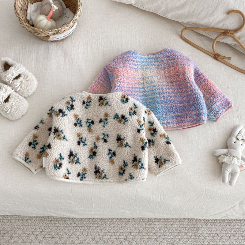 【BABY&KID】冬新作花柄、チェック中綿ジャケットSK102515