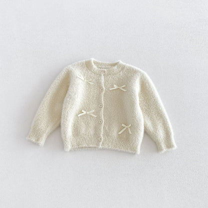 【BABY&KID】蝶結びニットカーディガンSK108106