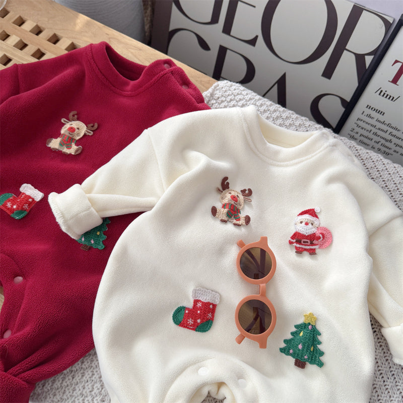 【BABY】クリスマスあったかカバーオールSK103220