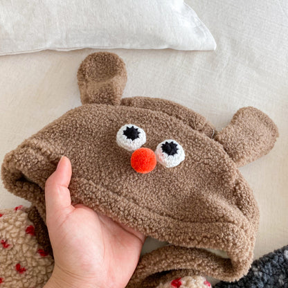 【BABY】シープボアフードカバーオールSK102911