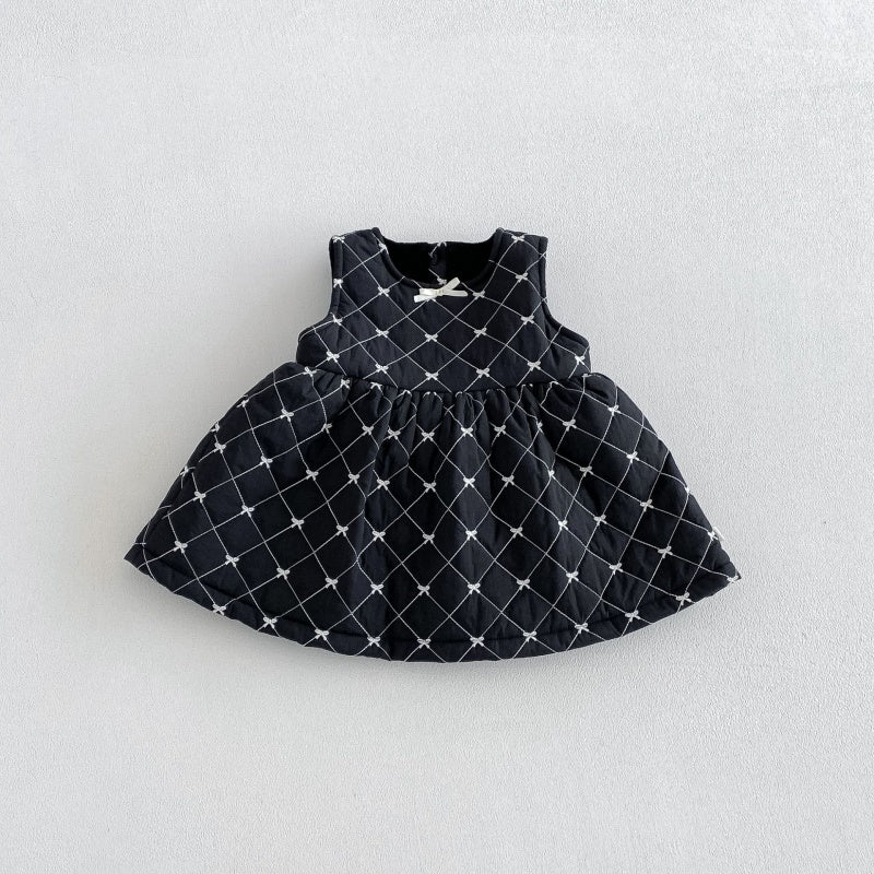【BABY&KID】蝶結び刺繍ワンピース、パフスリーブトップスSK108113