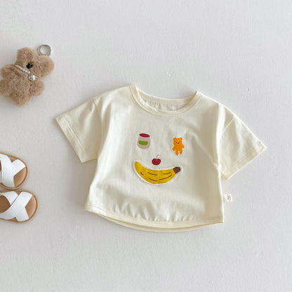 【BABY&KID】夏新作 Helloベア可愛いセットアップSK072009
