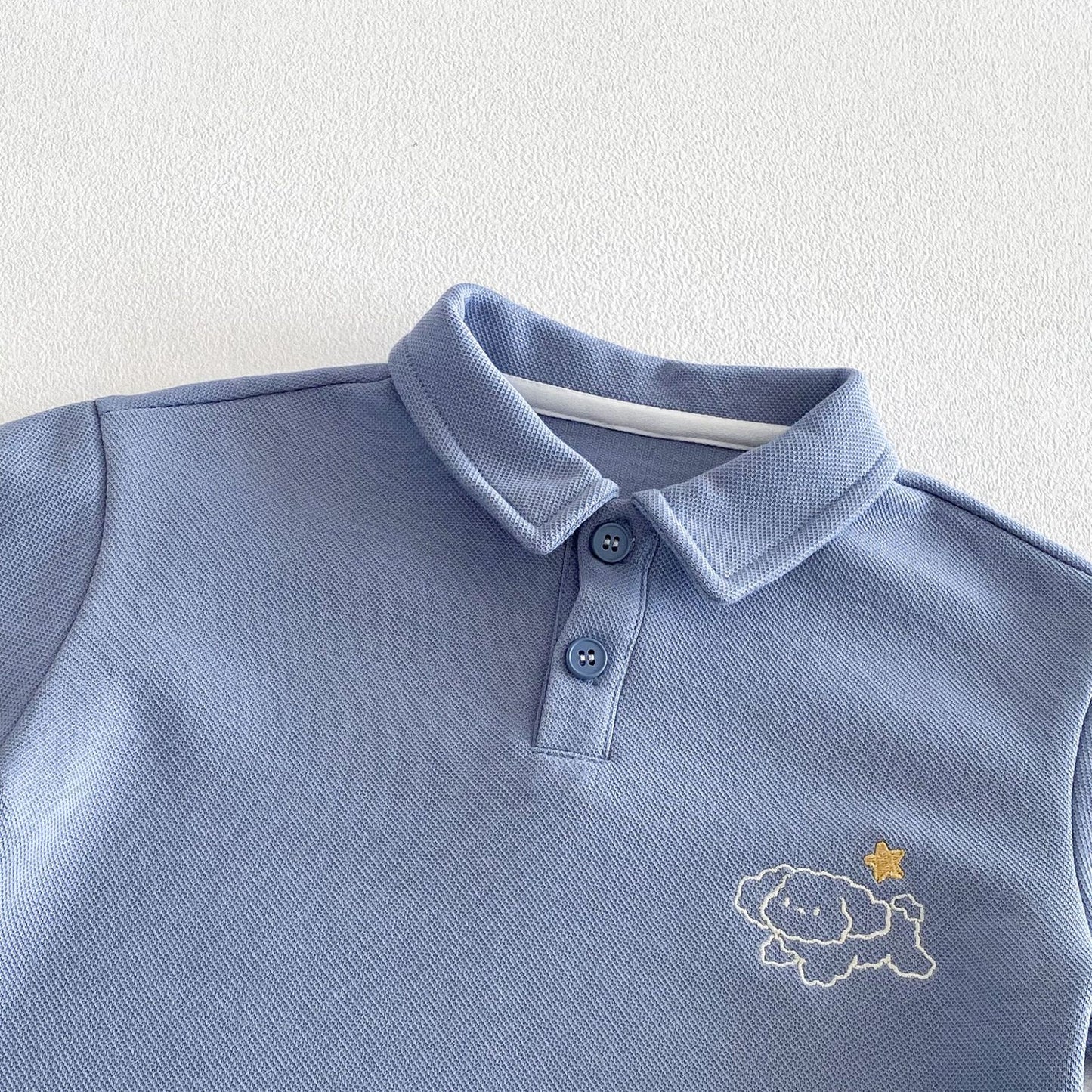 【BABY&KID】カートゥーン重ね着風ポロシャツSK103514